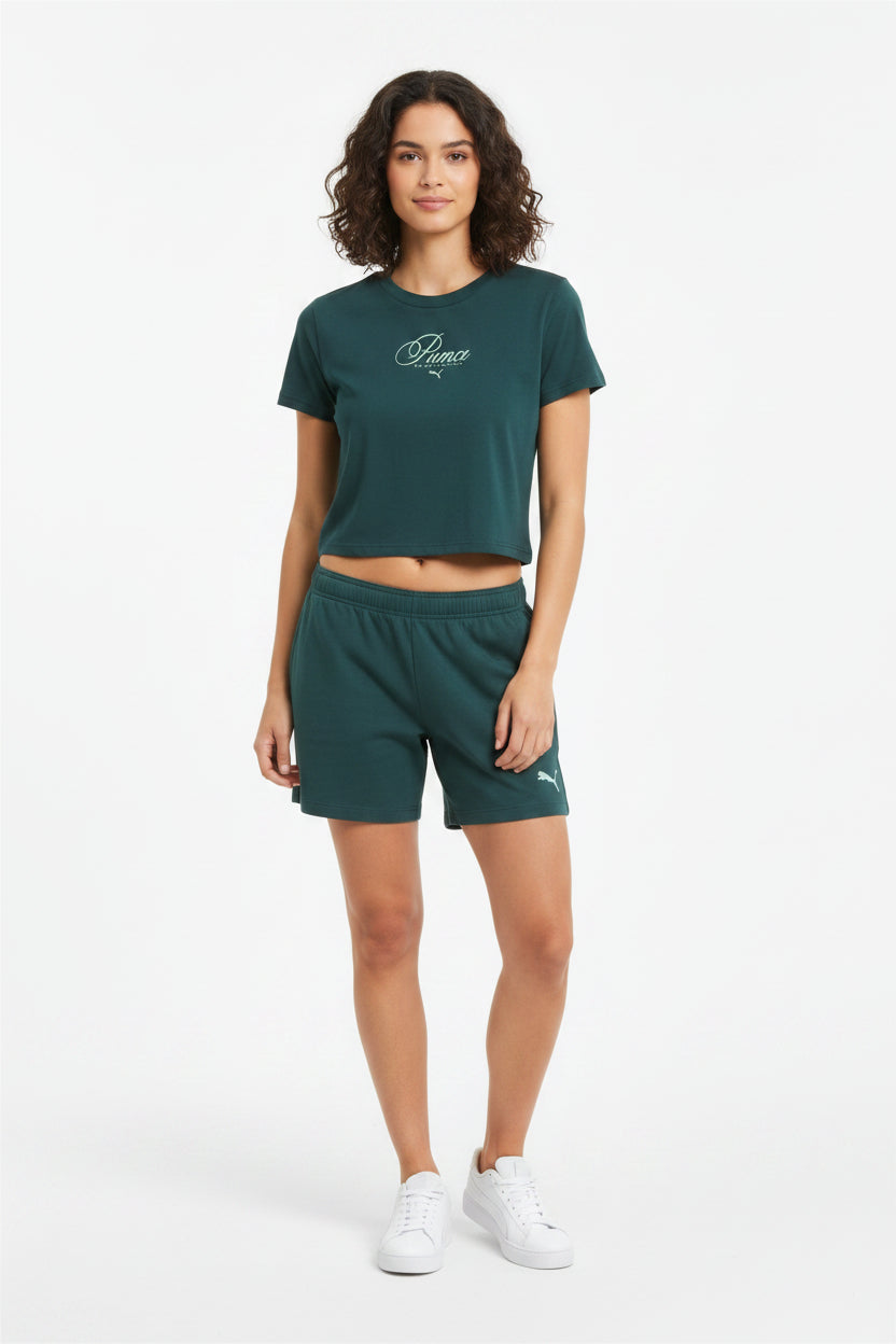 Graphic Script Baby T-shirt Women - Runner