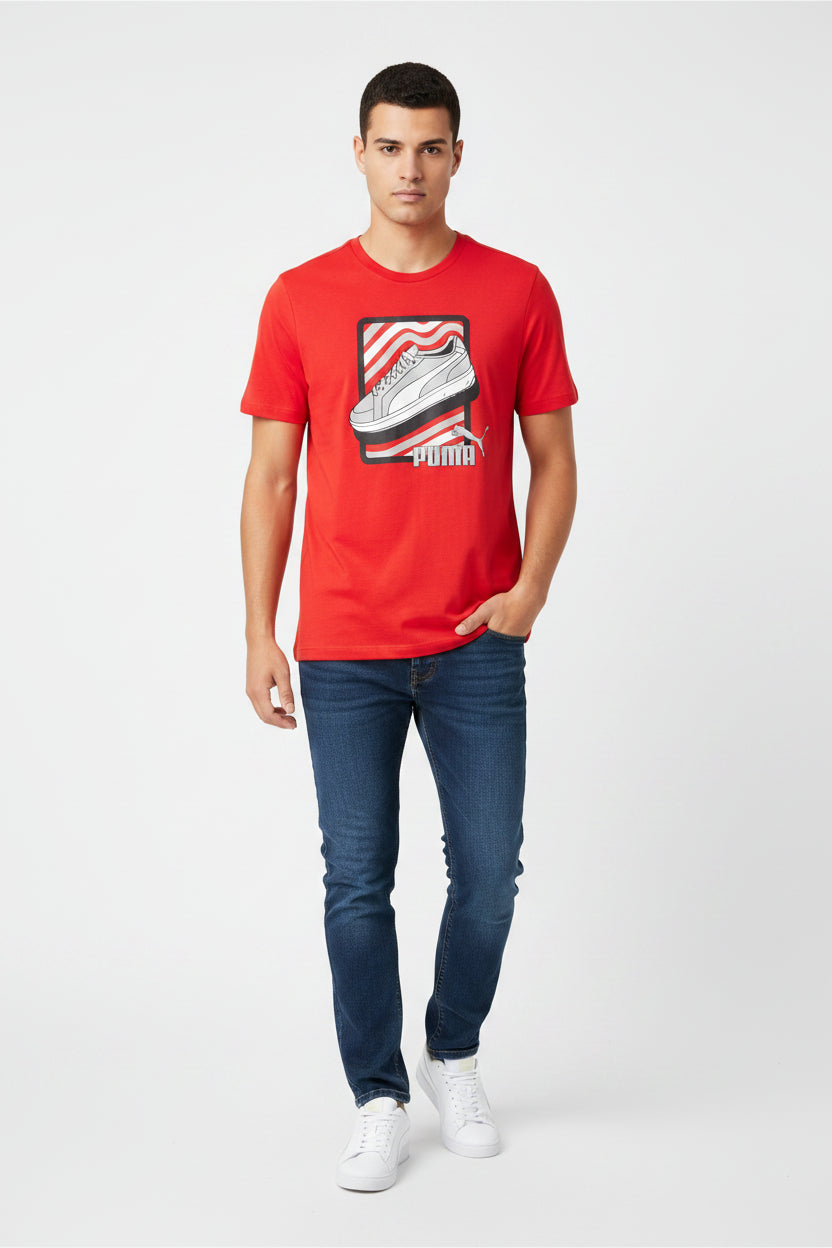 Graphic Sneaker T-shirt Men - Runner