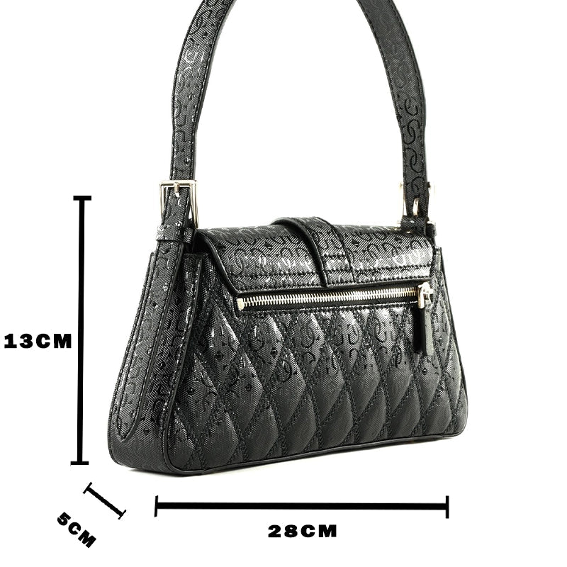 Guess Adi Flap Shoulder Bag - BLACK - GB222 - Runner