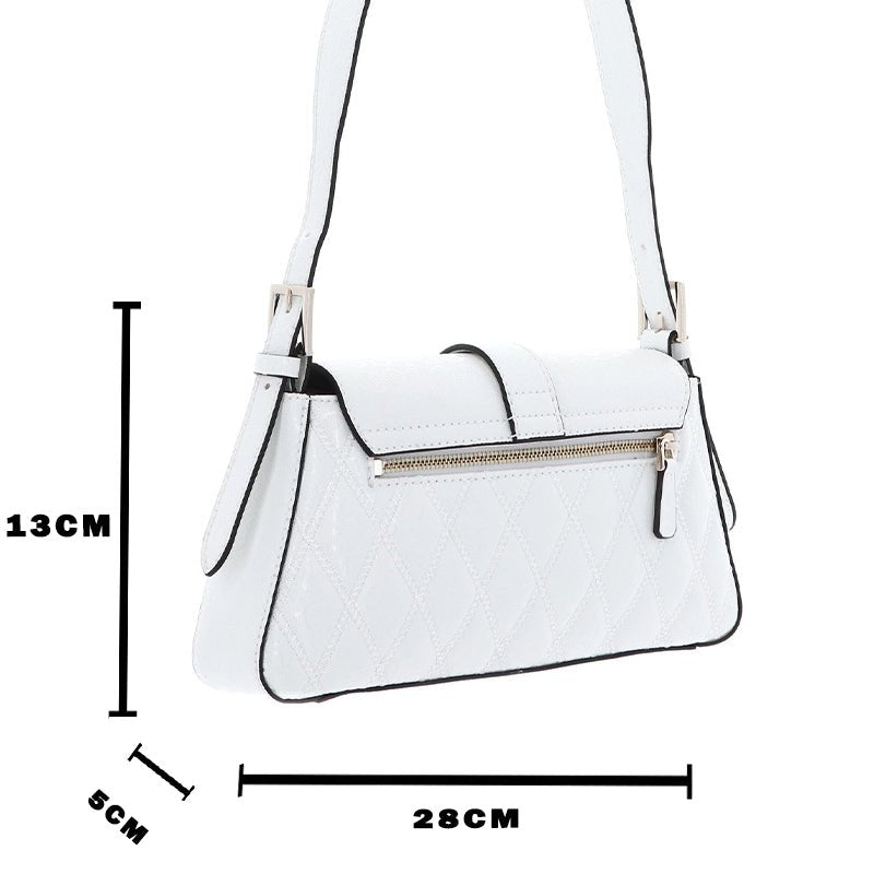 Guess Adi Flap Shoulder Bag - WHITE - GB223 - Runner