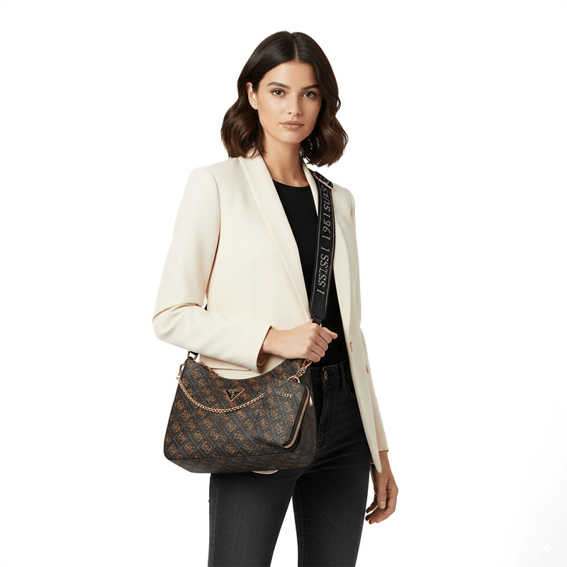 Guess Alexie Top Zip Shoulderbag - Runner