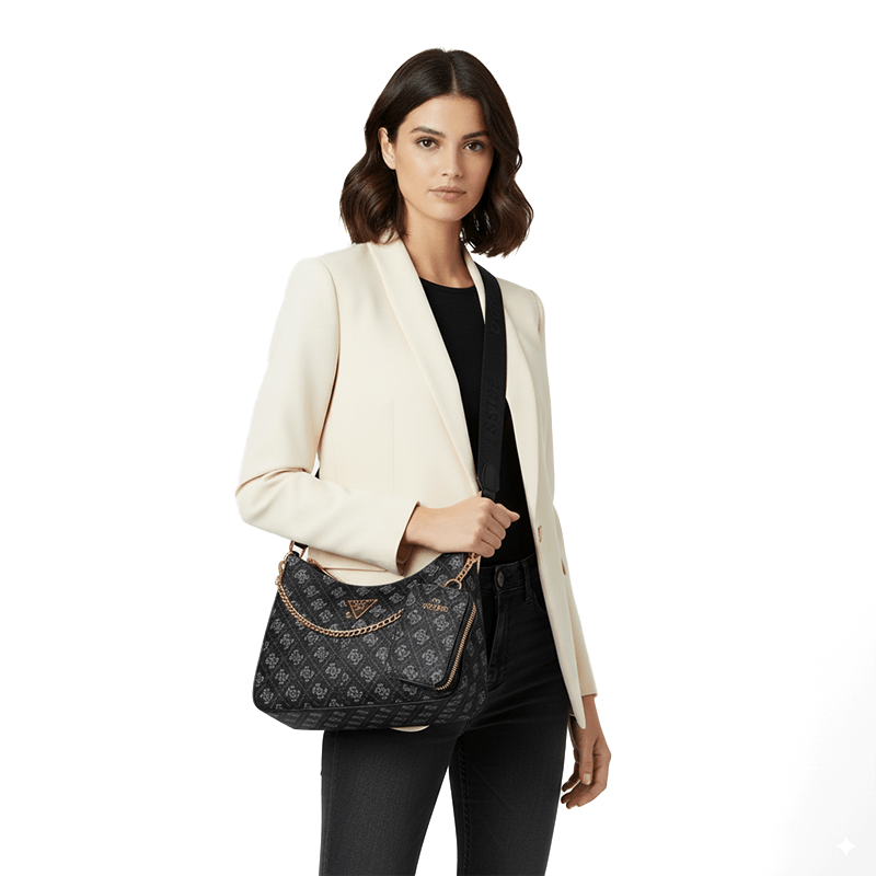 Guess Alexie Top Zip Shoulderbag - Runner