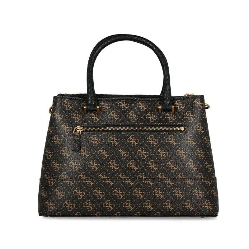 GUESS CORDELIA LOG HANDBAG - BROWN - GB341 - Runner