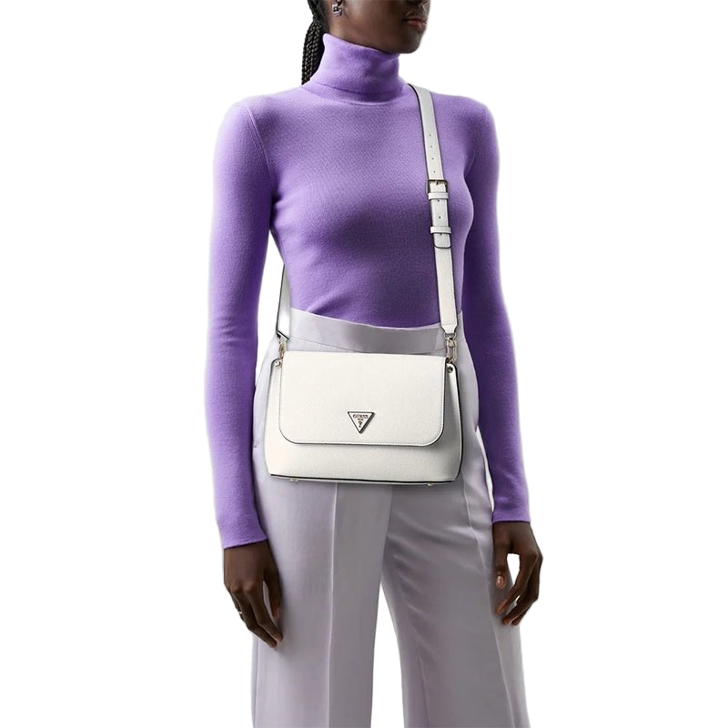 GUESS CORDELIA LOG HANDBAG - WHITE - G309 - Runner