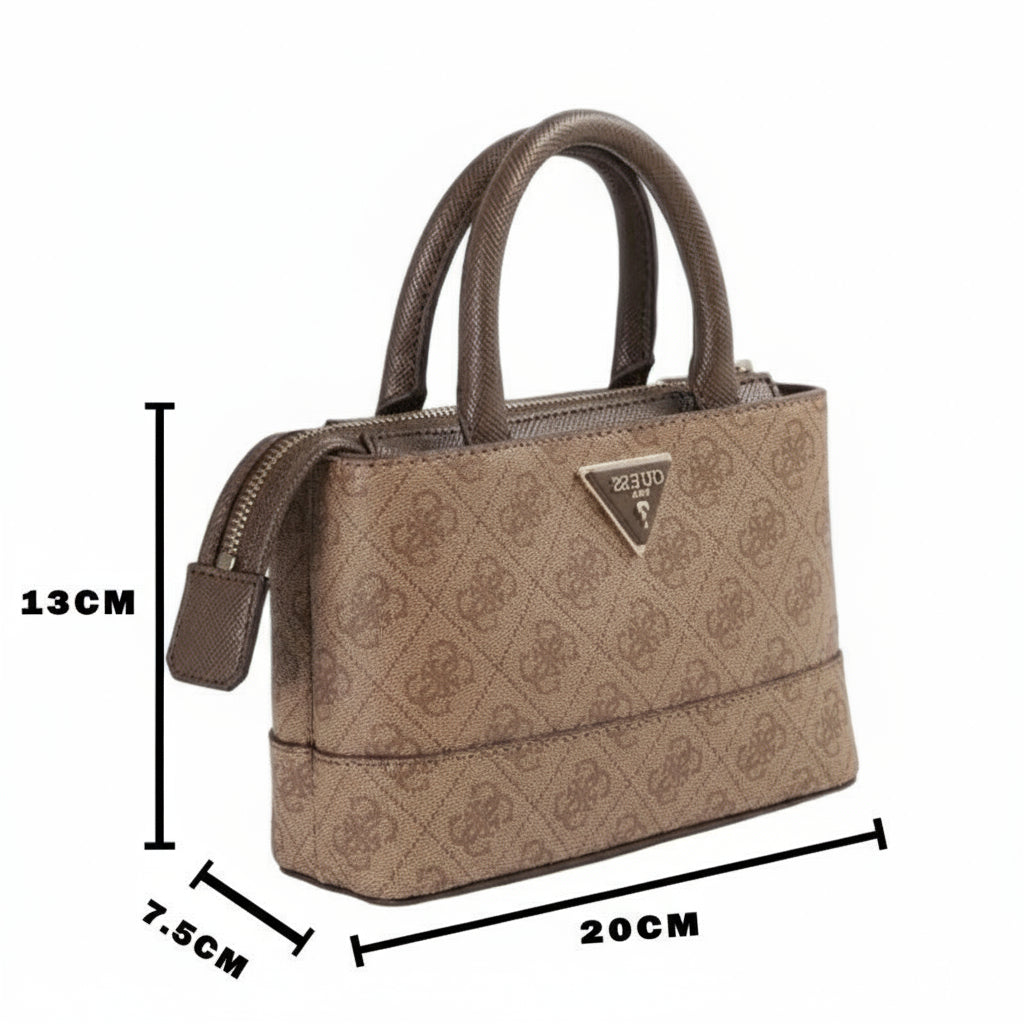 GUESS Cordelia Mini Satchel Handbag - Runner