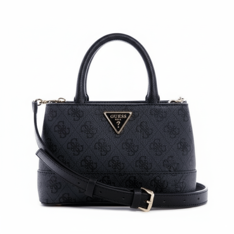 GUESS Cordelia Mini Satchel Handbag - grey - GB65 - Runner