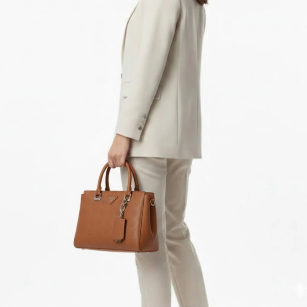 GUESS Cresidia Society Satchel Handbag Women GB482 - Runner