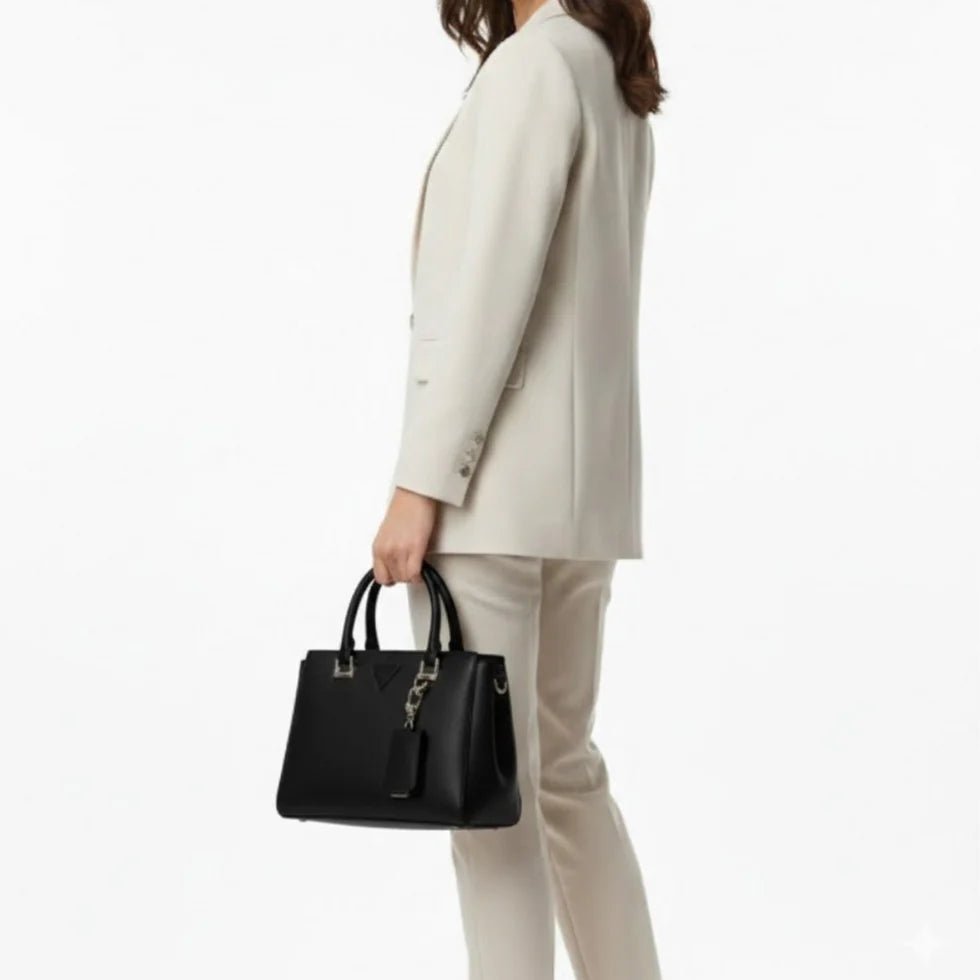 GUESS Cresidia Society Satchel Handbag Women GB485 - Runner