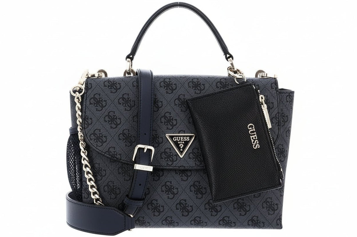 GUESS D CoaLog Women's Bag Eco Grey Handbag GB479 - Runner