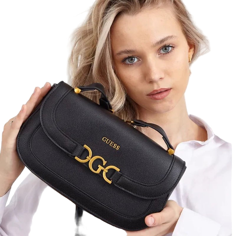 GUESS Dagan 4G logo Crossbody Bag - BLACK - GB174 - Runner