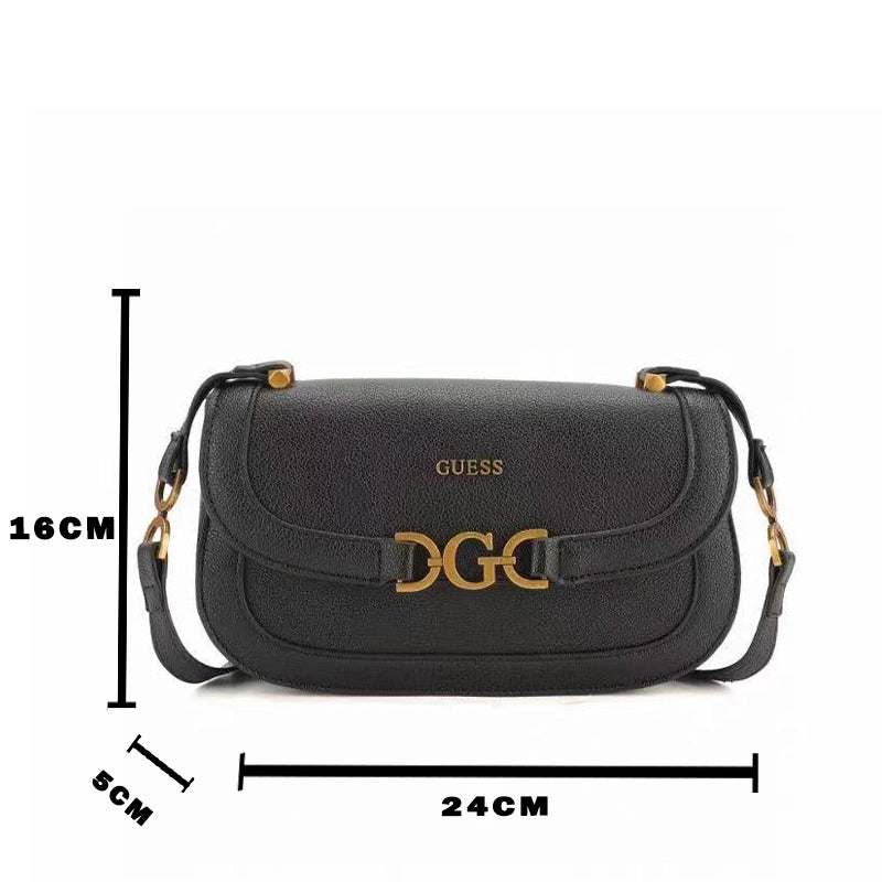 GUESS Dagan 4G logo Crossbody Bag - BLACK - GB174 - Runner