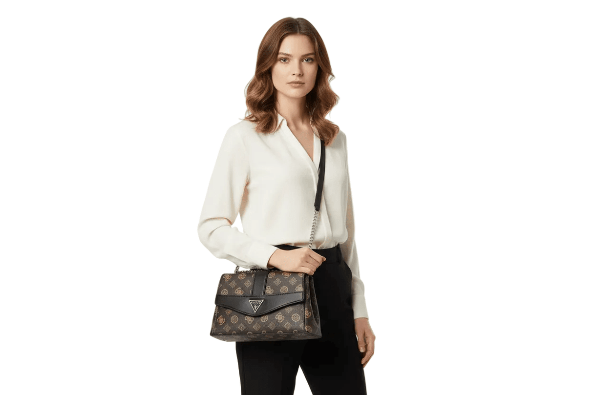 GUESS DORYS CONVERTIBLE XBODY FLAP - Cross body bag - Runner