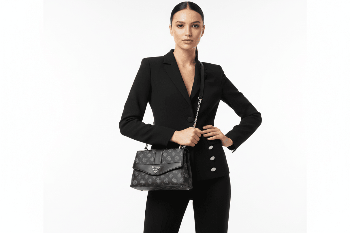 GUESS DORYS CONVERTIBLE XBODY FLAP - Cross body bag - Runner