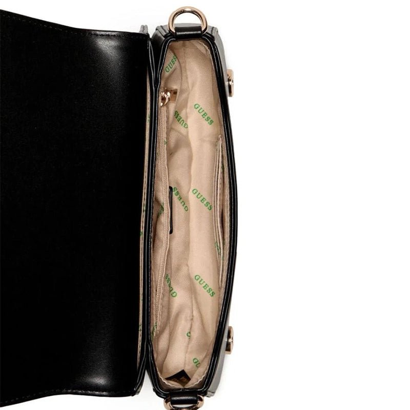 GUESS Eco Mietta 4G Logo Mini Shoulder Bag - BLACK - GB188 - Runner