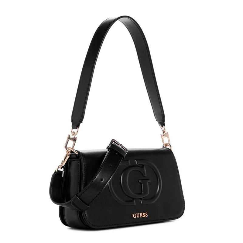 GUESS Eco Mietta 4G Logo Mini Shoulder Bag - BLACK - GB188 - Runner