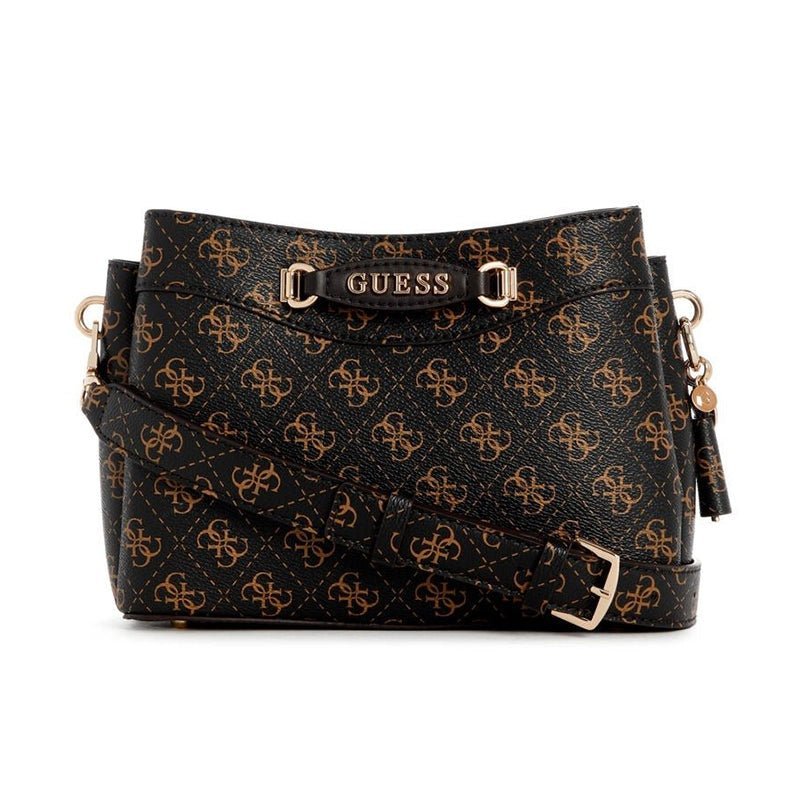 Guess Emera Logo Girlfriend Crossbody Top Zip Bag - Runner