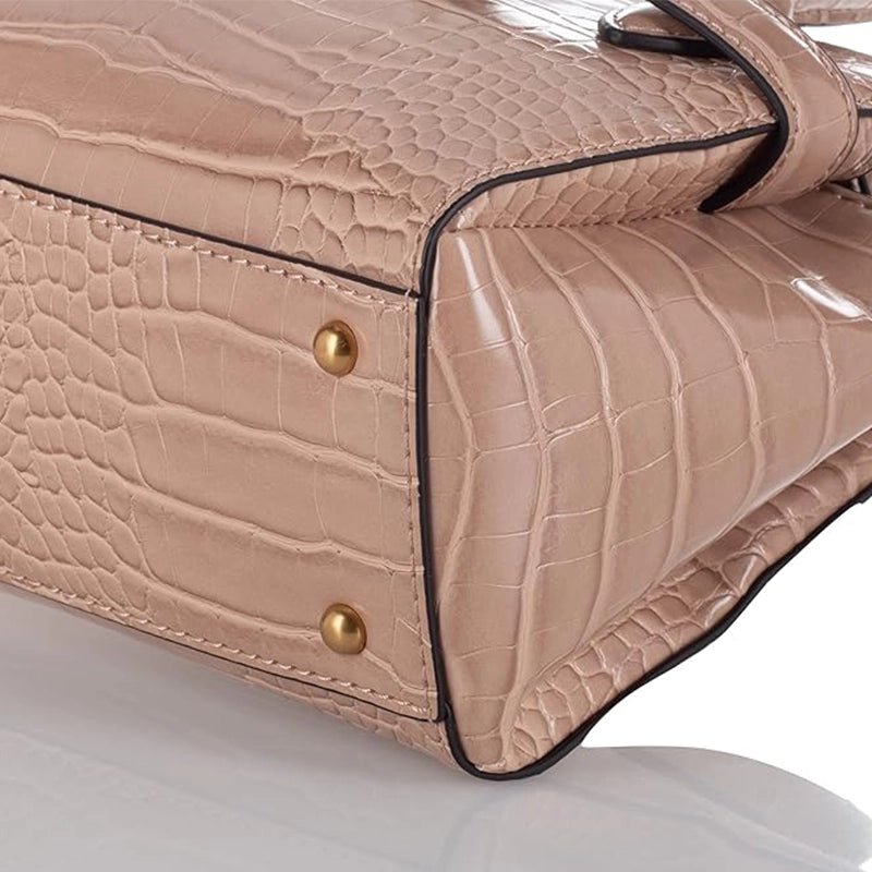 GUESS Enisa Satchel BAG - BEIGE - GB189 - Runner