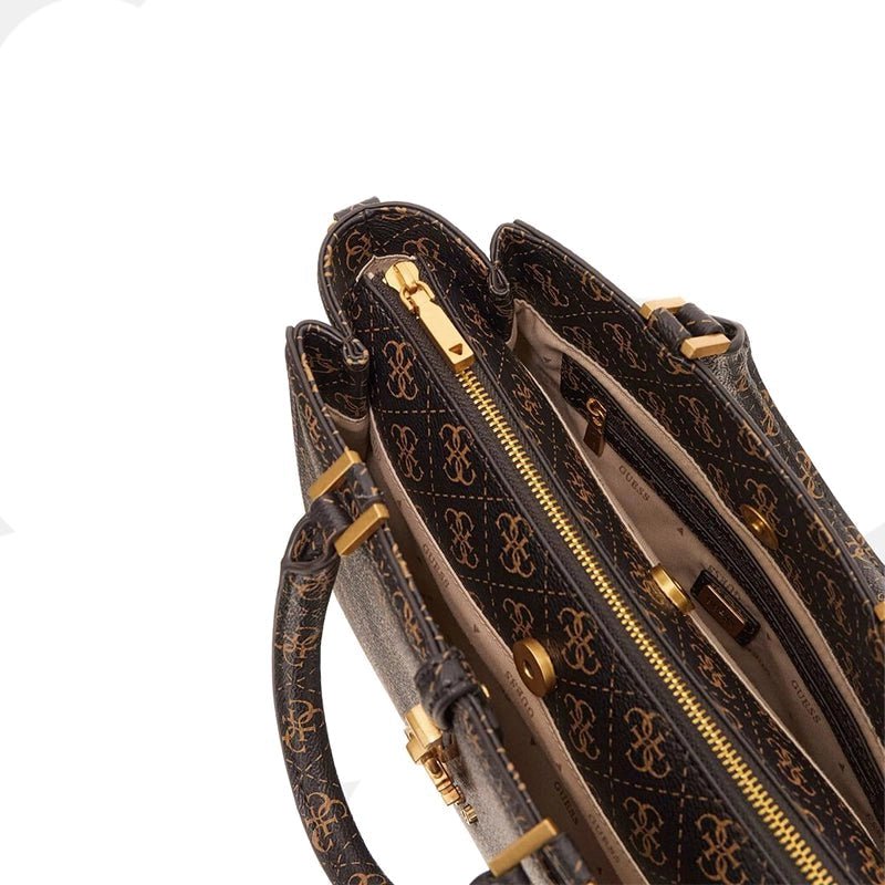 GUESS G James 4G logo handbag - BROWN - GB194 - Runner