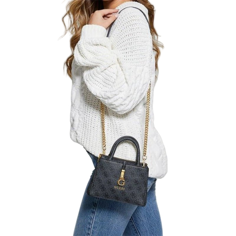 GUESS G James 4G peony logo handbag - GREY - GB301 - Runner