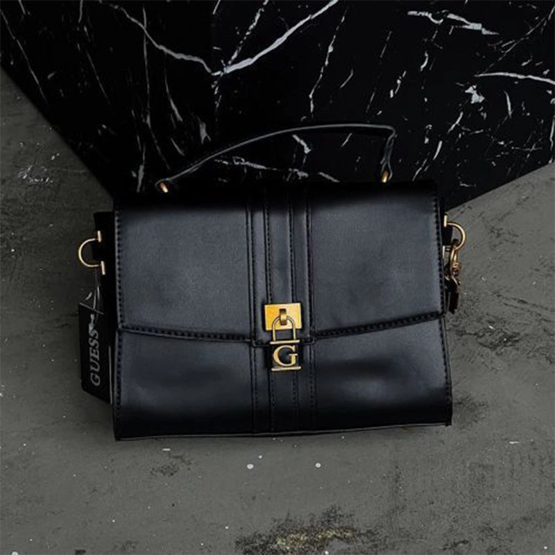 Guess Ginevra python - print mini handbag Tote Bag - BLACK - GB218 - Runner