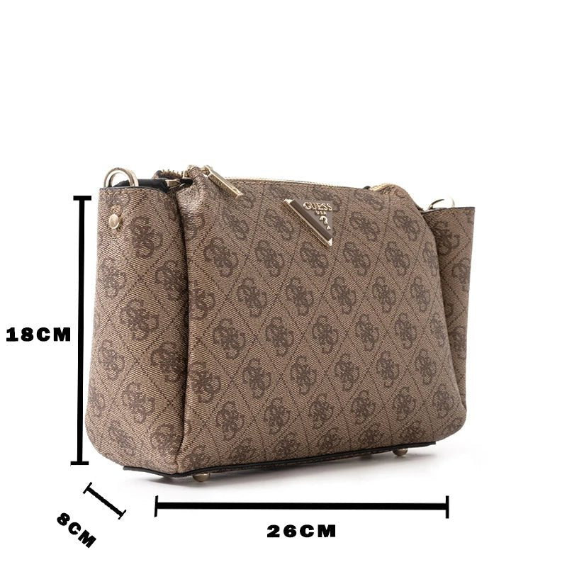 GUESS IWONA - Across body bag - LATTE - GBZ25 - Runner