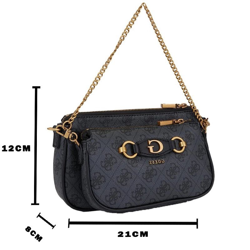 GUESS Izzy Double Pouch Cross BAG - Runner