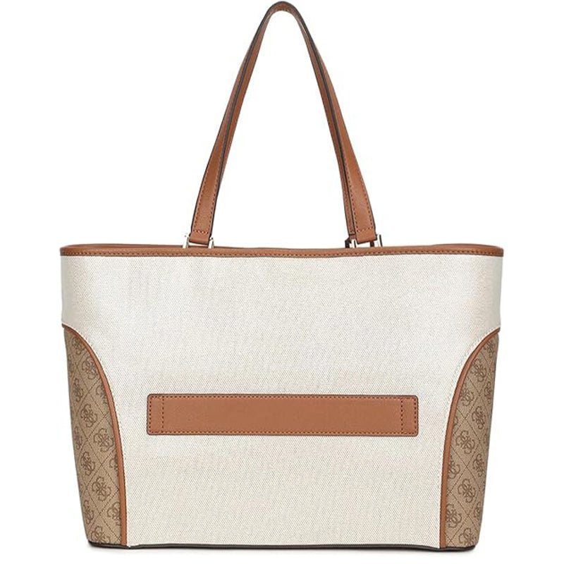 Guess Kerima Tote Natural/Milk Logo, Natural / Milk Logo Bag GB352 - Runner