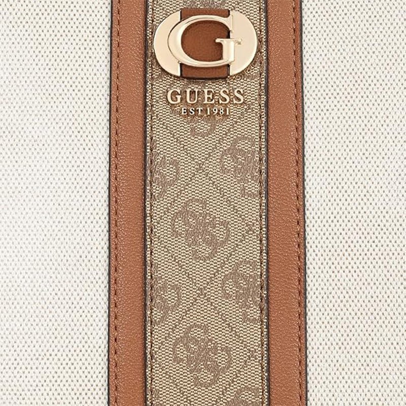 Guess Kerima Tote Natural/Milk Logo, Natural / Milk Logo Bag GB352 - Runner