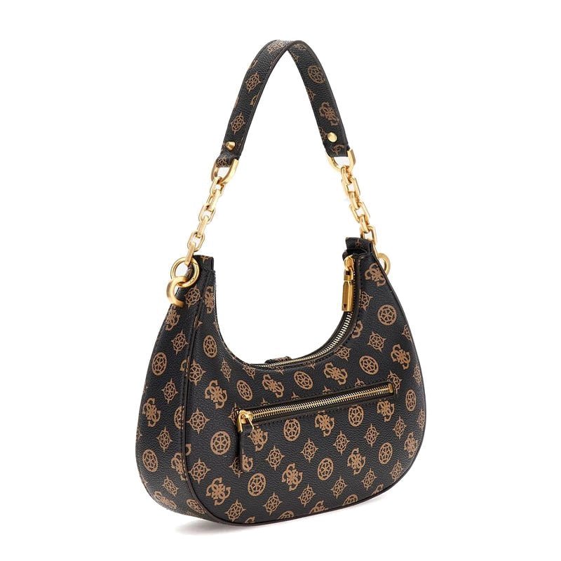 GUESS Kuba 4G Peony Logo Hobo Shoulder Bag - Runner