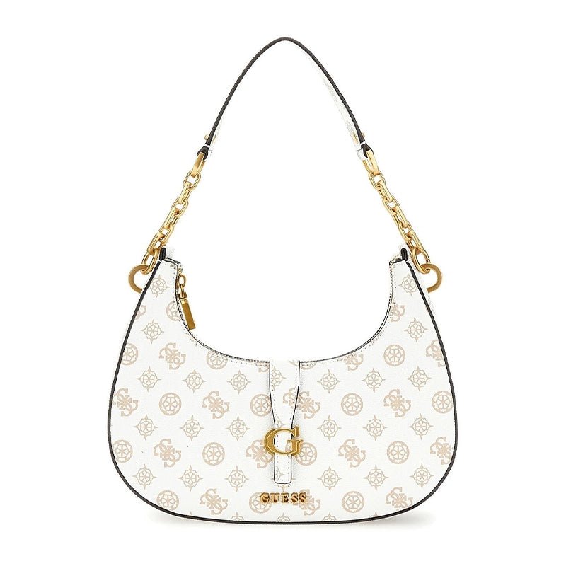GUESS Kuba 4G Peony Logo Hobo Shoulder Bag - Runner