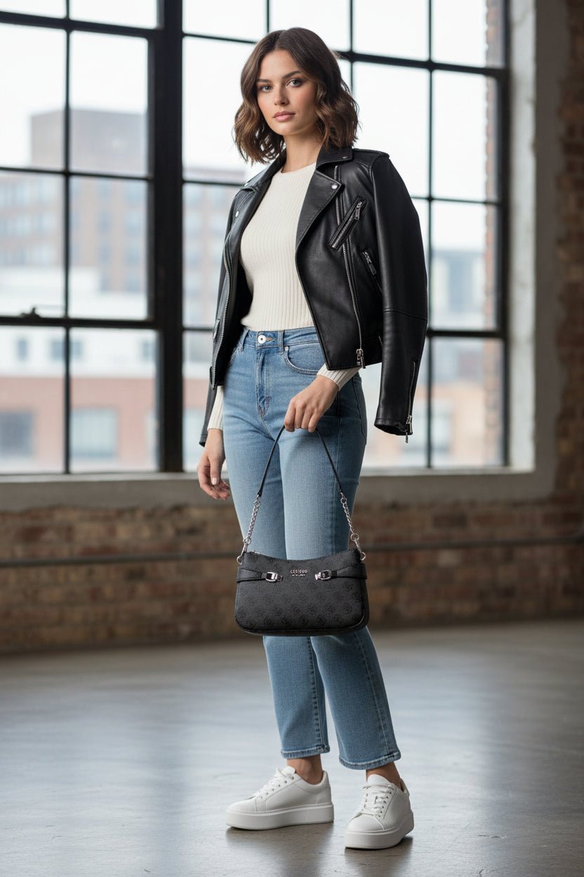 Guess Leona Logo Shoulder Bag GB560 - Runner