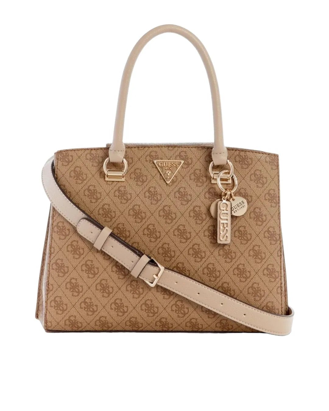 GUESS Noelle Basique Signature Logo Girlfriend Satchel Bag GB454 - Runner