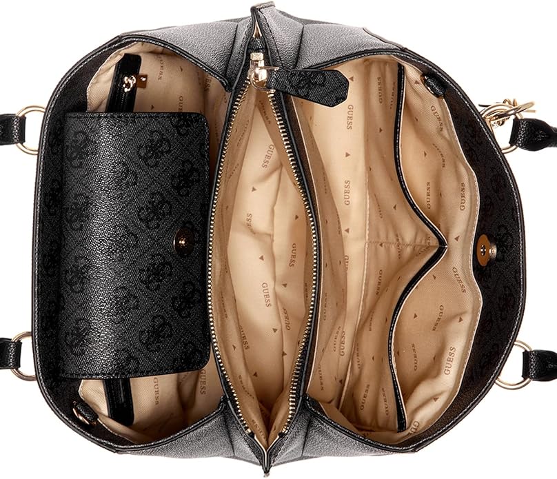 GUESS Noelle Basique Signature Logo Girlfriend Satchel Bag GB505 - Runner