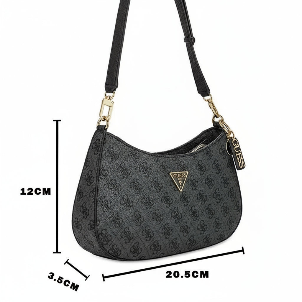 GUESS Noelle Top Zip Shoulder Bag - Runner