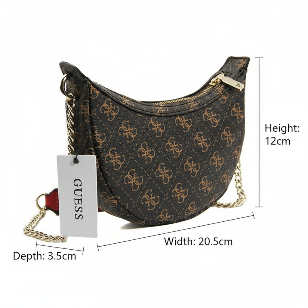 GUESS Noelle Top Zip Shoulder Bag - Runner