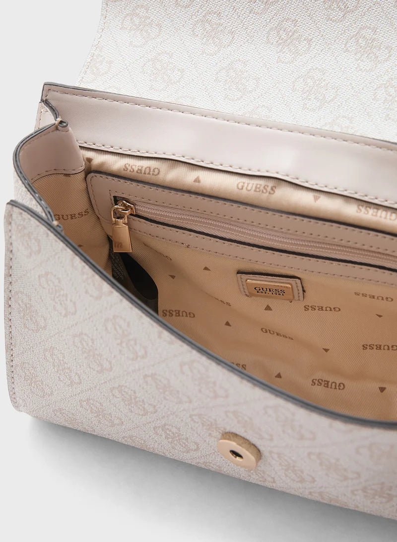 GUESS Nolana Top Handle Flap Bag - Runner