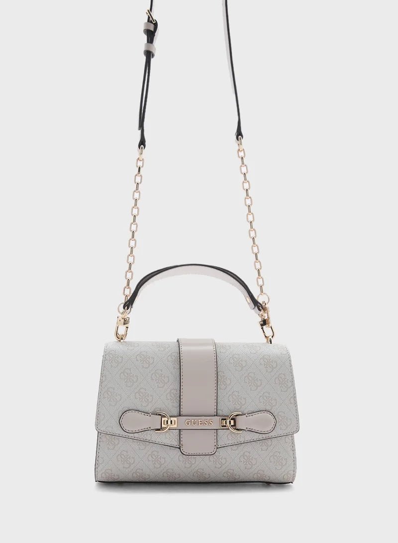 GUESS Nolana Top Handle Flap Bag - Runner