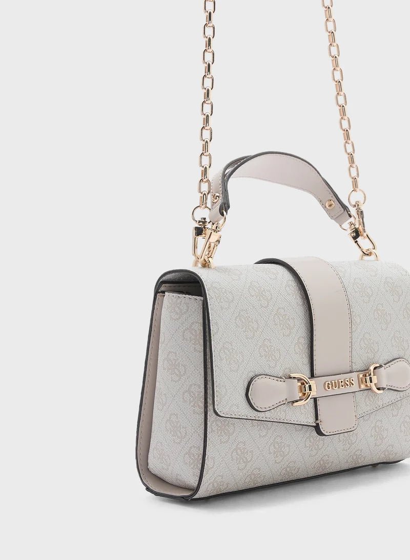 GUESS Nolana Top Handle Flap Bag - Runner
