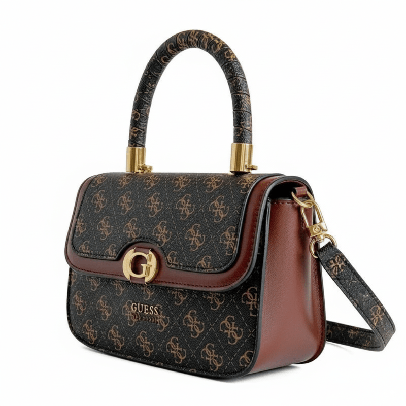 GUESS Orlina Logo Top Handle Flap - Runner