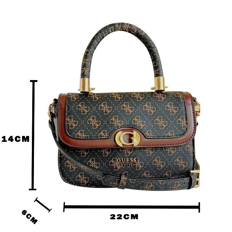 GUESS Orlina Logo Top Handle Flap - Runner