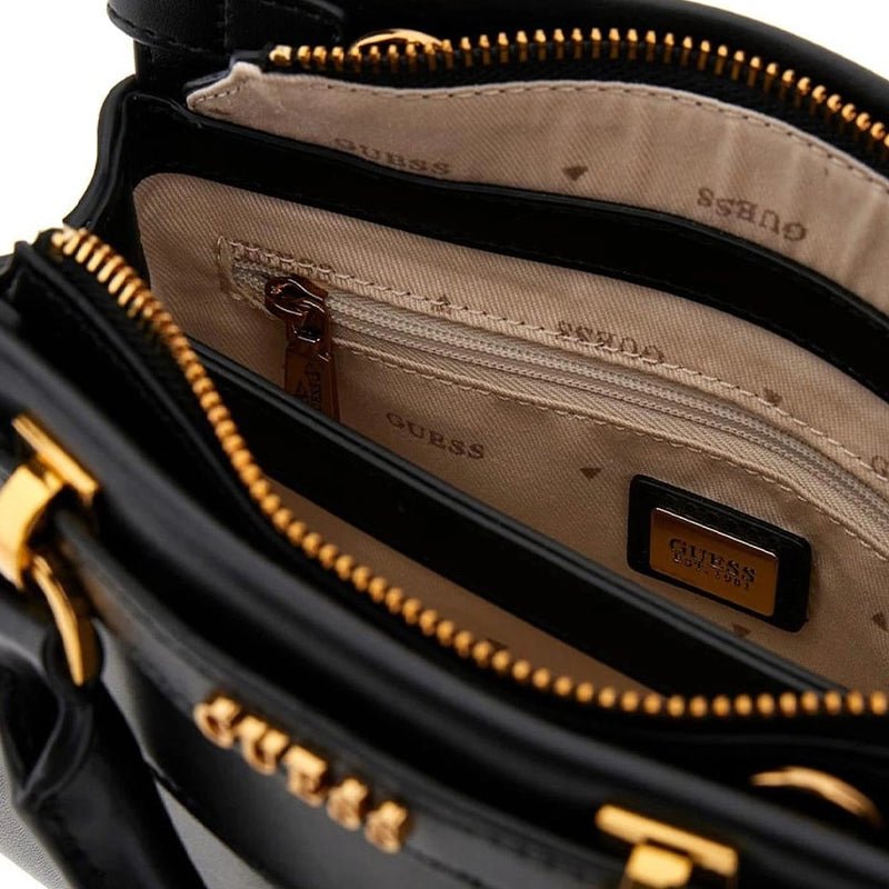 GUESS Sestri Luxury Satchel - BLACK - GB340 - Runner