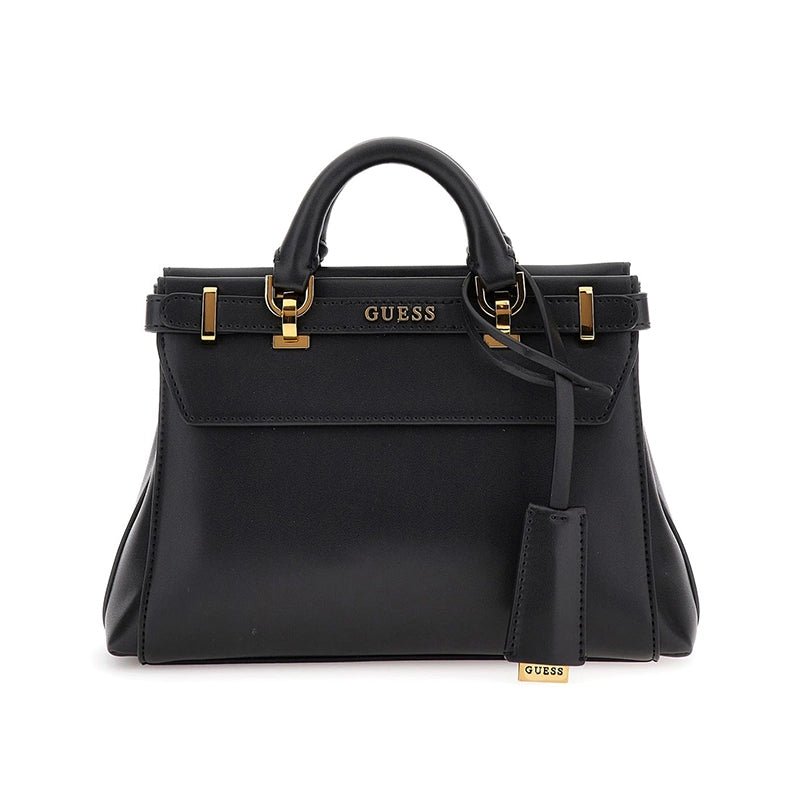 GUESS Sestri Luxury Satchel - BLACK - GB340 - Runner