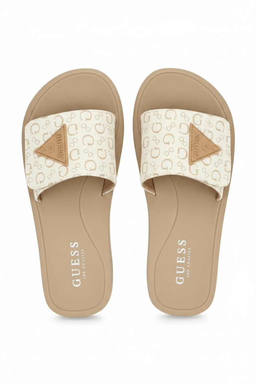 GUESS SLIDE PARTIES FLIP FLOPS WEDGE PLATFORM SLW58 - Runner