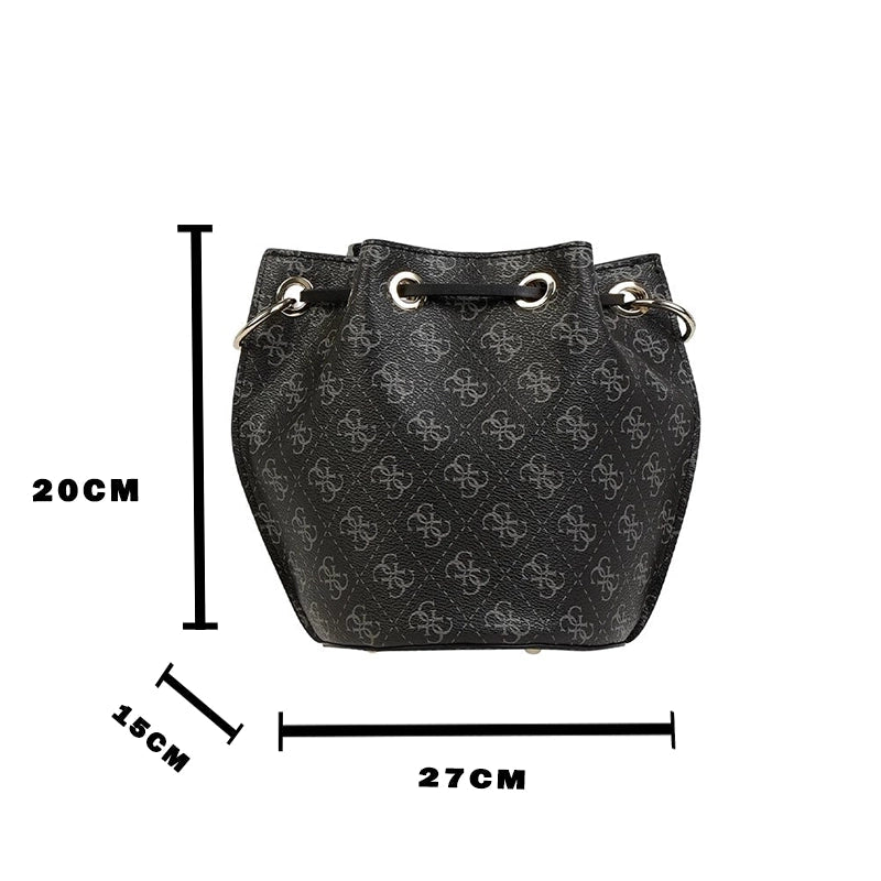 GUESS WASHINGTON DRAWSTRING BUCKET BAG - Runner