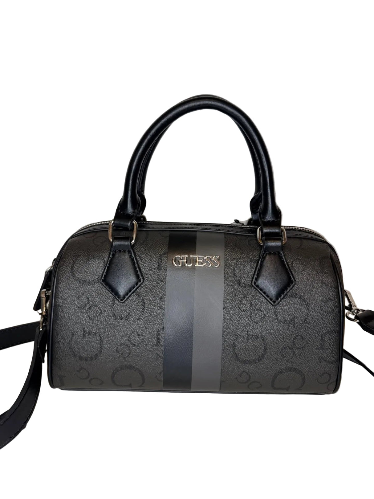 GUESS WESTER Box Satchel Mini Boston Bag - Runner