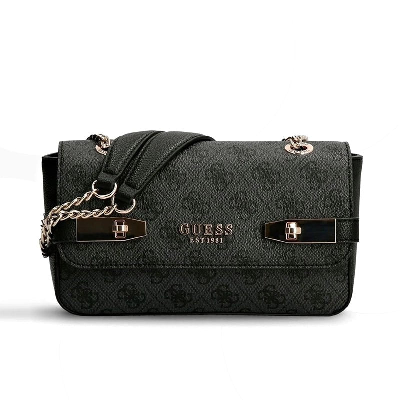 GUESS Zadie Logo Convertible Crossbody Bag - GREY - GB322 - Runner