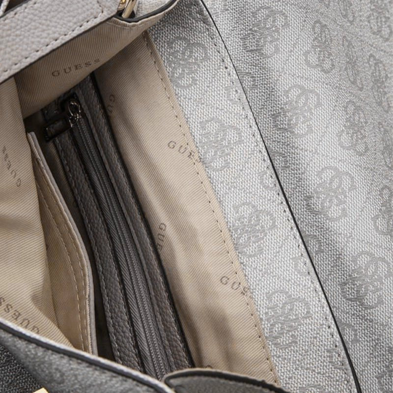 GUESS Zadie Logo Top Handle Flap Bag - Runner