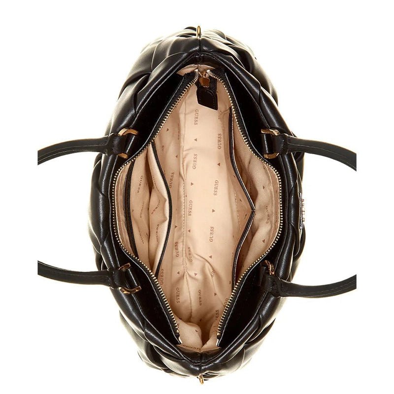 GUESS Zaina Mini Satchel Bag - BLACK - GB175 - Runner