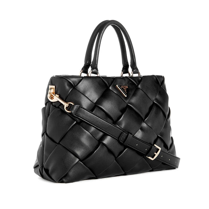 GUESS Zaina Mini Satchel Bag - BLACK - GB175 - Runner