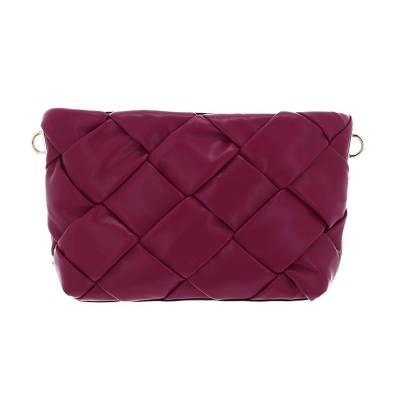 GUESS Zaina Mini Satchel Bag - MAROON - GB177 - Runner